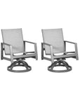 Castelle Castelle Prism Sling Swivel Rocking Dining Chair