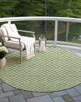 LOOMLAN Rugs Chantelle Green Washable Indoor-Outdoor Rug