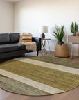 LOOMLAN Rugs Chantissa Coffee Washable Indoor-Outdoor Rug