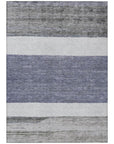 LOOMLAN Rugs Chantissa Denim Washable Indoor-Outdoor Rug