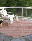 LOOMLAN Rugs Charix Pink Washable Indoor-Outdoor Rug
