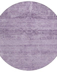 LOOMLAN Rugs Charix Purple Washable Indoor-Outdoor Rug
