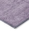 LOOMLAN Rugs Charix Purple Washable Indoor-Outdoor Rug