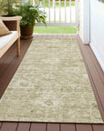 LOOMLAN Rugs Chroma Brown Washable Indoor-Outdoor Rug