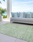 LOOMLAN Rugs Chroma Green Washable Indoor-Outdoor Rug