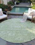 LOOMLAN Rugs Chroma Green Washable Indoor-Outdoor Rug
