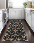 LOOMLAN Rugs Clara Black Washable Indoor-Outdoor Rug