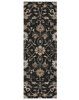 LOOMLAN Rugs Clara Black Washable Indoor-Outdoor Rug