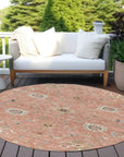 LOOMLAN Rugs Clara Pink Washable Indoor-Outdoor Rug