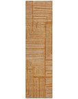 LOOMLAN Rugs Clayra Orange Washable Indoor-Outdoor Rug