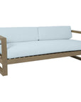 Coastal Teak Sunbrella Outdoor Couch - LOOMLAN - Sunset West - Outdoor Sofas & Loveseats