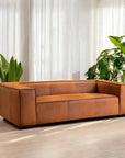 Contemporary Leather Club Sofa - LOOMLAN - Uptown Sebastian - Sofas & Loveseats