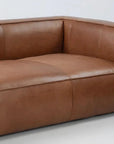 Contemporary Leather Club Sofa - LOOMLAN - Uptown Sebastian - Sofas & Loveseats