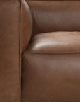 Contemporary Leather Club Sofa - LOOMLAN - Uptown Sebastian - Sofas & Loveseats
