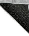 LOOMLAN Rugs Cora Gray Washable Indoor-Outdoor Rug