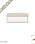 Cushions: Reflections Replacement Cushions for Large Ottoman - Made to Order in the USA