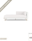 Cushions: Replacement Cushions For Catalina Right Chaise - Made to Order in the USA