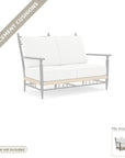 Cushions: Replacement Cushions For Low Country Outdoor Loveseat - Made to Order in the USA