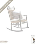 Cushions: Replacement Cushions For Low Country Porch Rocker - Made to Order in the USA