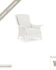 Cushions: Replacement Cushions For Mandalay Outdoor Lounge Chair - Made to Order in the USA