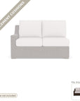 Cushions: Replacement Cushions For Mesa Outdoor Right Loveseat - Made to Order in the USA