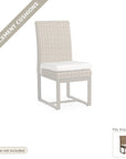 Cushions: Milan Outdoor Replacement Cushion For Dining Chair - Made to Order in the USA