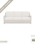 Cushions: Milan Outdoor Sunbrella Replacement Cushions For Sofa - Made to Order in the USA