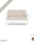 Cushions: Reflections Replacement Cushions for Loveseat Glider - Made to Order in the USA