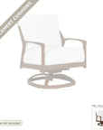 Cushions: New Cushions for the Castelle Berkeley Lounge Outdoor Swivel Chair Made USA