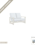 Cushions: New Cushions for the Leeward Deep Seat Outdoor Loveseat with Independent Hidden Motion