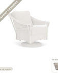 Cushions: Replacement Cushion for Nantucket Swivel Chair - Made to Order in the USA