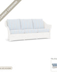 Cushions: Weekend Retreat Outdoor Replacement Cushions For Sofa - Made to Order in the USA