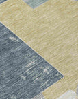 LOOMLAN Rugs Daeel Gray Washable Indoor-Outdoor Rug