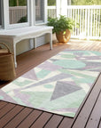 LOOMLAN Rugs Daeir Lilac Washable Indoor-Outdoor Rug