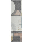 LOOMLAN Rugs Daeira Orange Washable Indoor-Outdoor Rug
