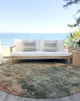 LOOMLAN Rugs Danira Green Washable Indoor-Outdoor Rug