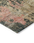 LOOMLAN Rugs Danira Green Washable Indoor-Outdoor Rug