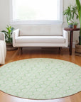 LOOMLAN Rugs Darya Green Washable Indoor-Outdoor Rug
