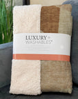 Gentle Waves Paprika Washable Indoor-Outdoor Rug