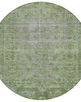 LOOMLAN Rugs Delaura Fern Washable Indoor-Outdoor Rug