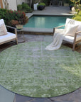 LOOMLAN Rugs Delaura Fern Washable Indoor-Outdoor Rug