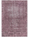 LOOMLAN Rugs Delaura Red Washable Indoor-Outdoor Rug