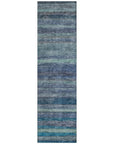 LOOMLAN Rugs Doravine Blue Washable Indoor-Outdoor Rug