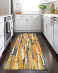 LOOMLAN Rugs Dunae Orange Washable Indoor-Outdoor Rug