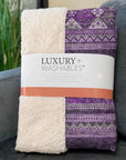 Southwest Purple Washable Indoor-Outdoor Rug