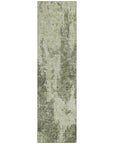 LOOMLAN Rugs Ebonelle Green Washable Indoor-Outdoor Rug