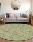 LOOMLAN Rugs Echo Mint Washable Indoor-Outdoor Rug