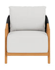 Lloyd Flanders Alpine Teak Wooden Outdoor Lounge Chair