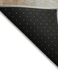 LOOMLAN Rugs Elanor Brown Washable Indoor-Outdoor Rug