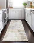 LOOMLAN Rugs Elanor Brown Washable Indoor-Outdoor Rug